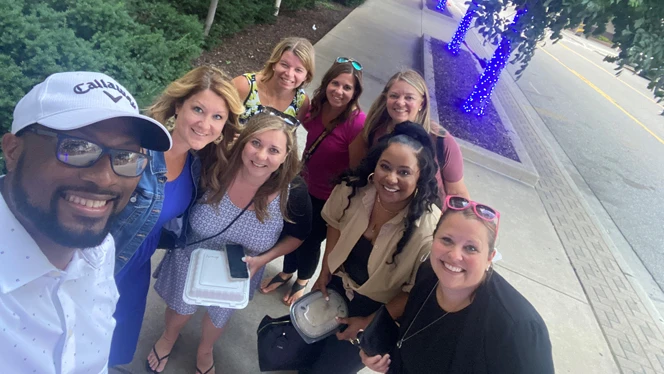 Kim Bondy and her principal team.