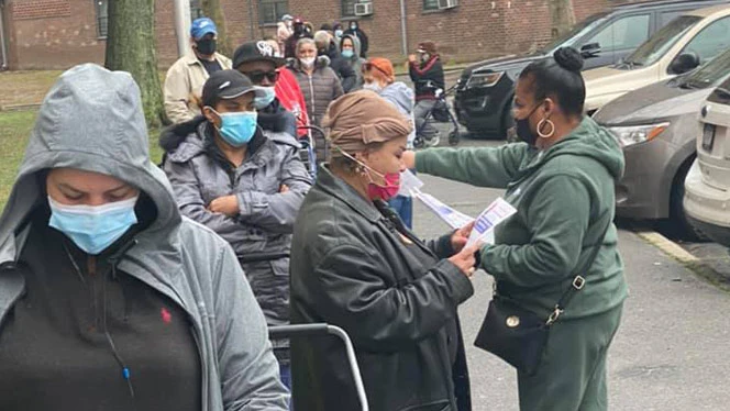 families receiving donations