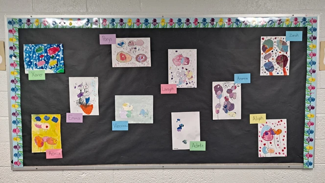Student artwork.