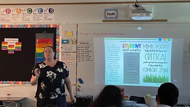 Kim Brisson teaching