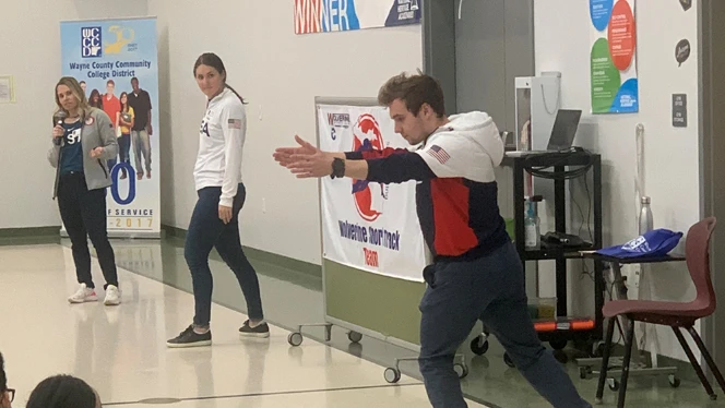Ryan Pivirotto shows his form