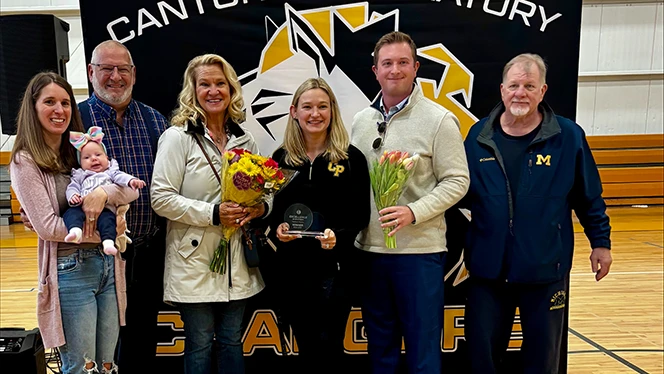 7-12 School in Canton: Canton Preparatory High School teacher is a NHA Excellence Award winner.