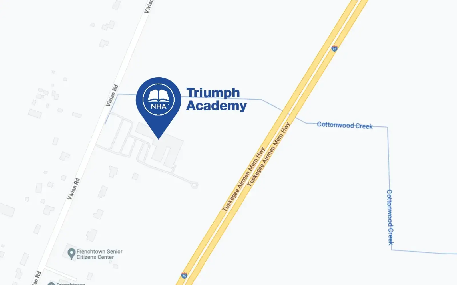 Map for Triumph Academy