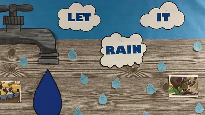 water donation poster