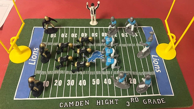 K-8 School in Walker: Walker student Camden Hight Lions.