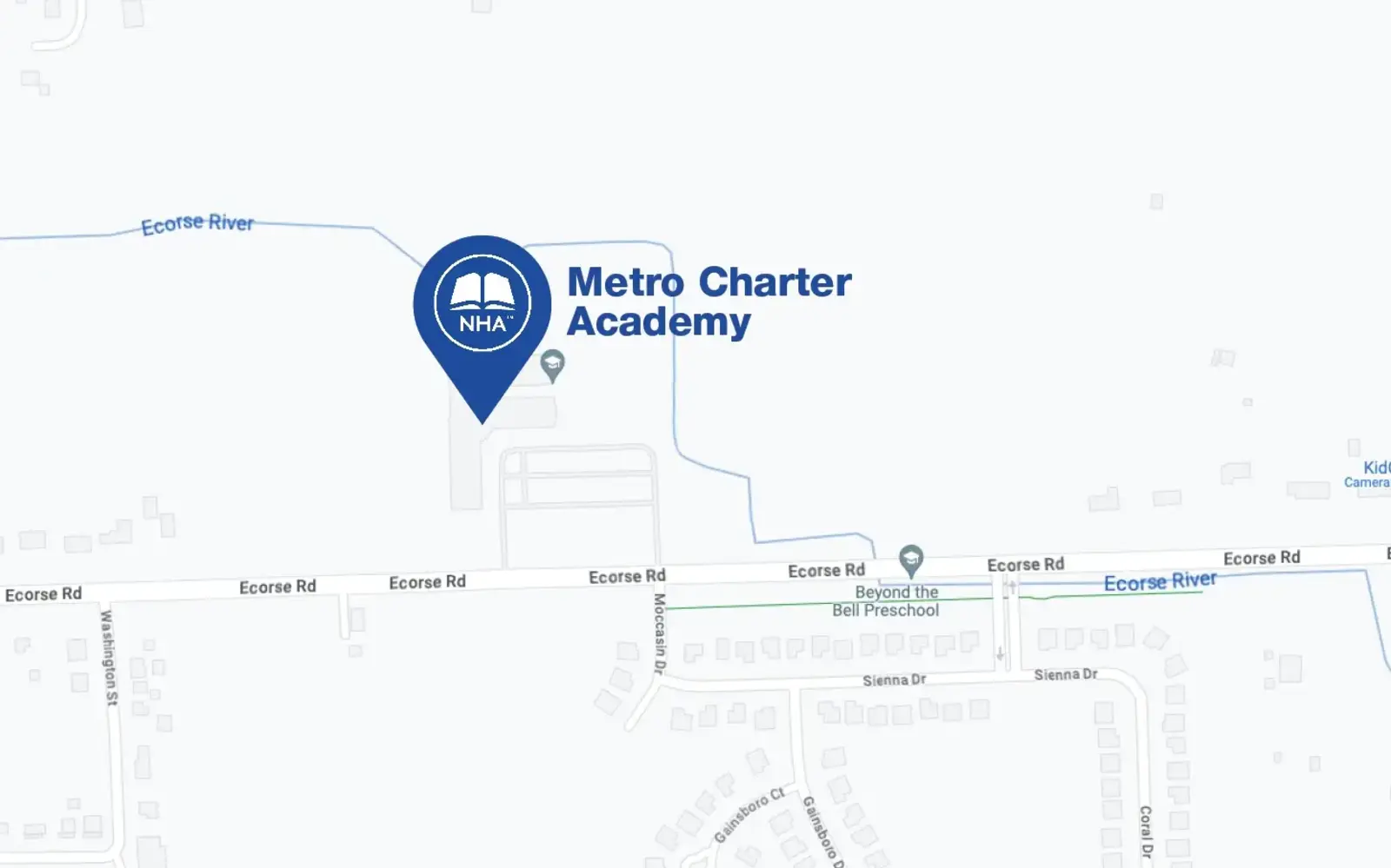 Map for Metro Charter Academy