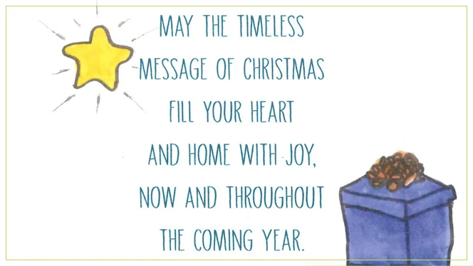 Child drawing of a star and a Christmas present. Child drawing of a star and a Christmas present.