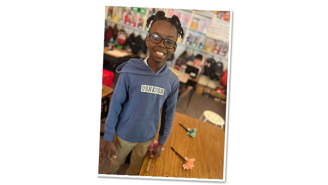 Endeavor student smiling