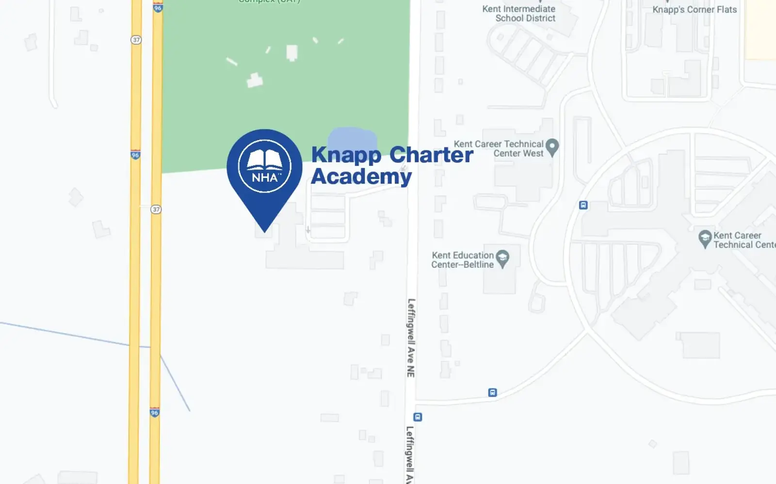 Map for Knapp Charter Academy
