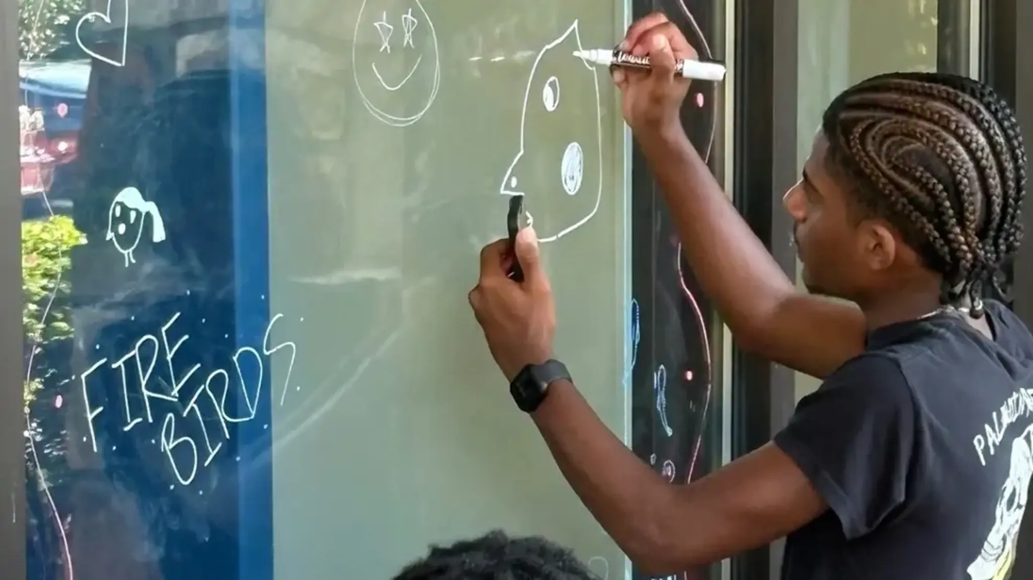 Seniors Provide First Day of School Inspiration for Younger Students