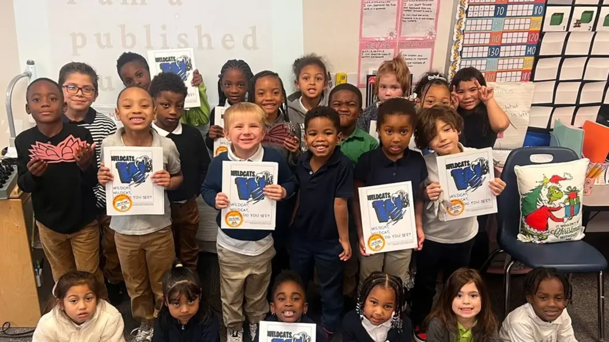 Kindergarten Students Write a Book, Learn Early Lessons about Hard Work