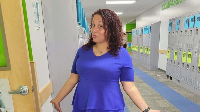 K-8 School in Wake Forest: Wake Forest Charter Academy teacher Simonae Williams.