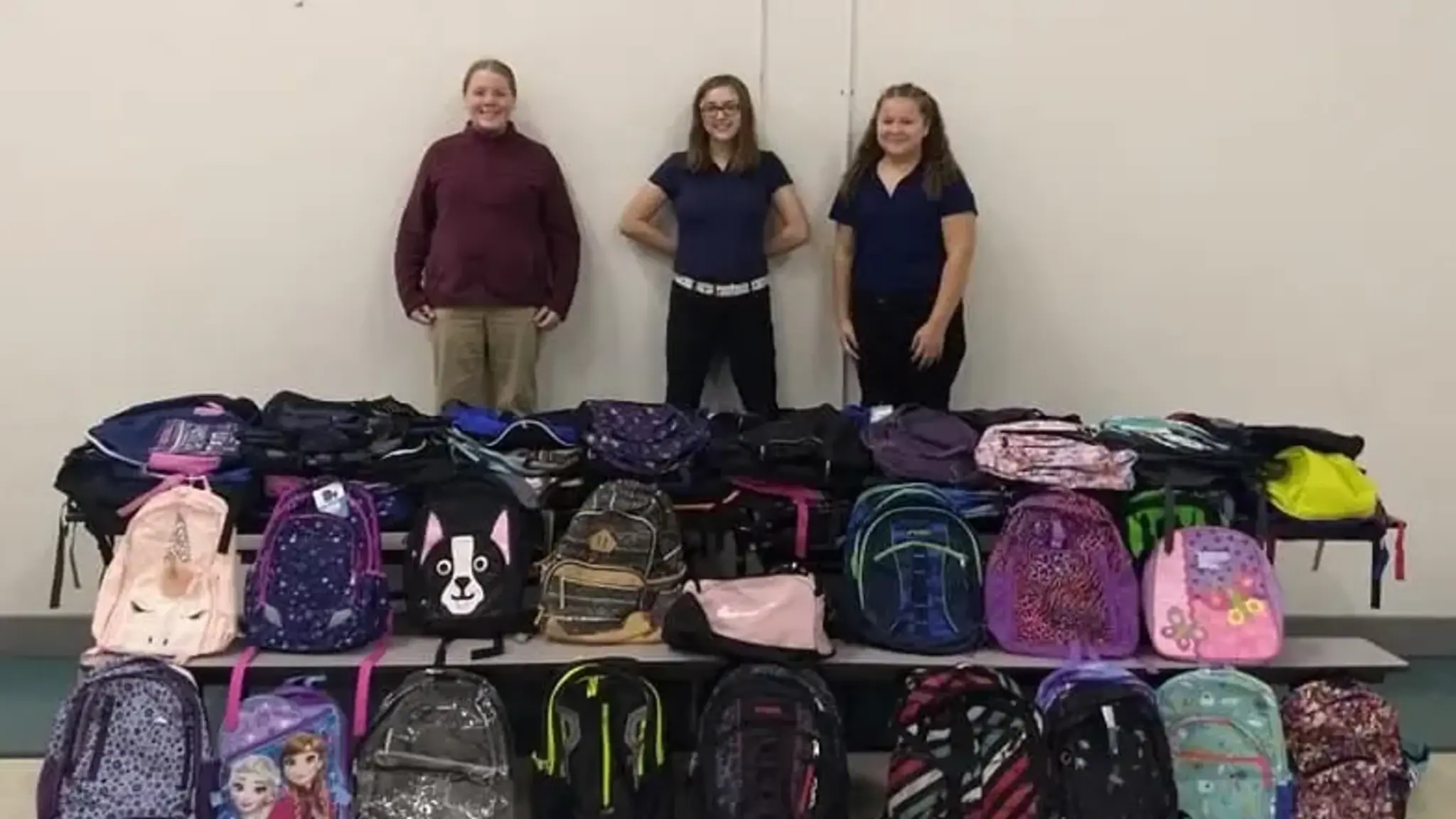 Paragon Students Collect Backpacks for Homeless