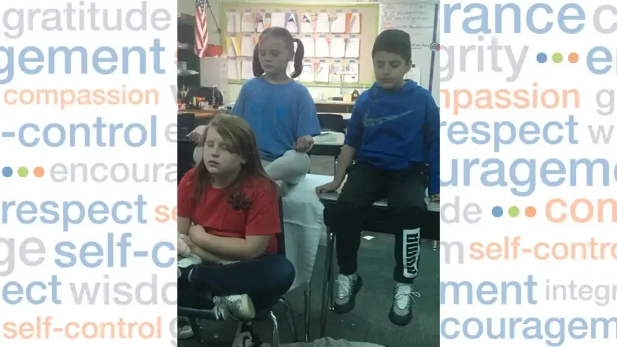 Fourth Graders Practice Mindfulness