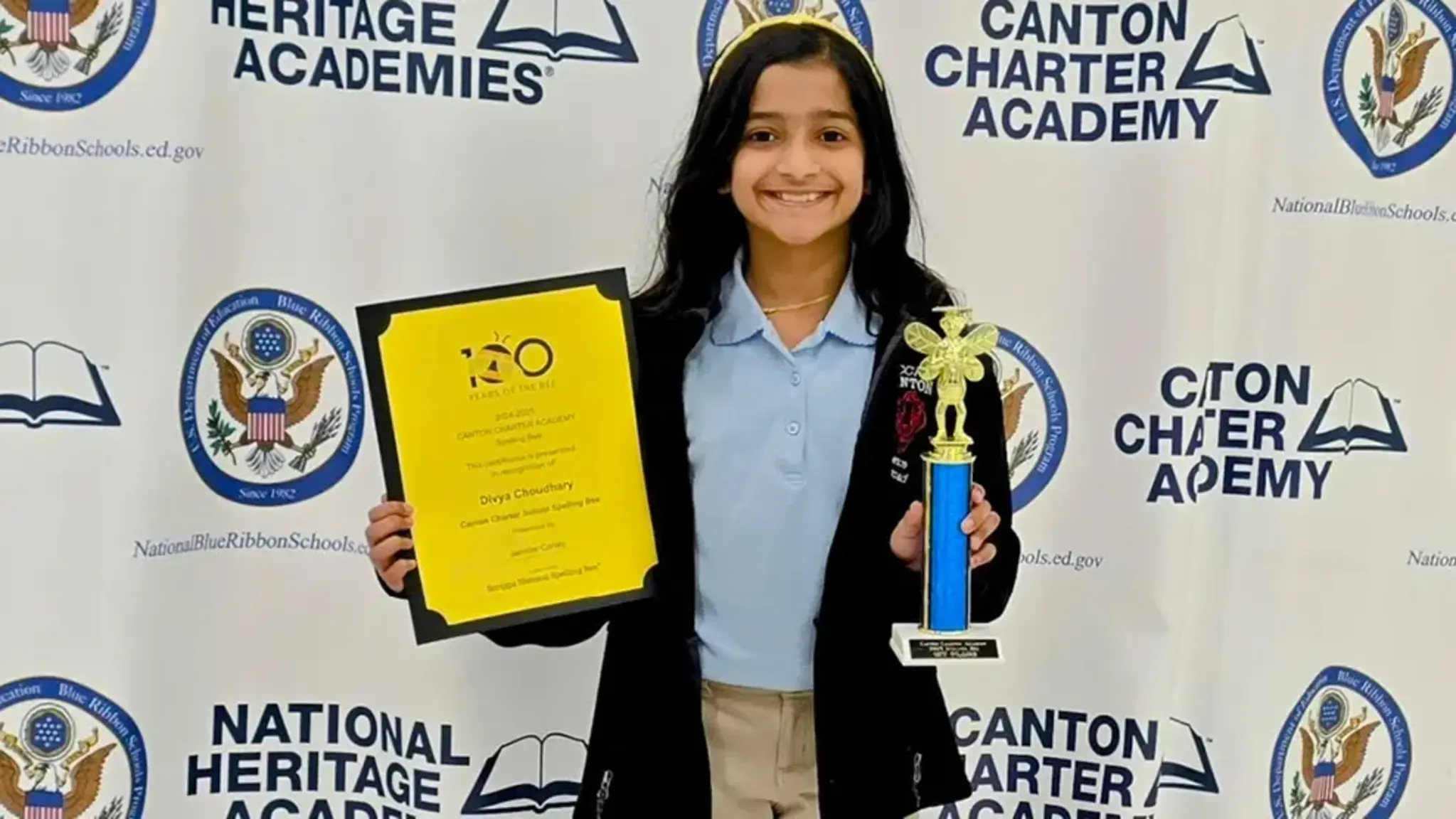 Canton Scholar Buzzing with Excitement for Second Straight Spelling Bee
