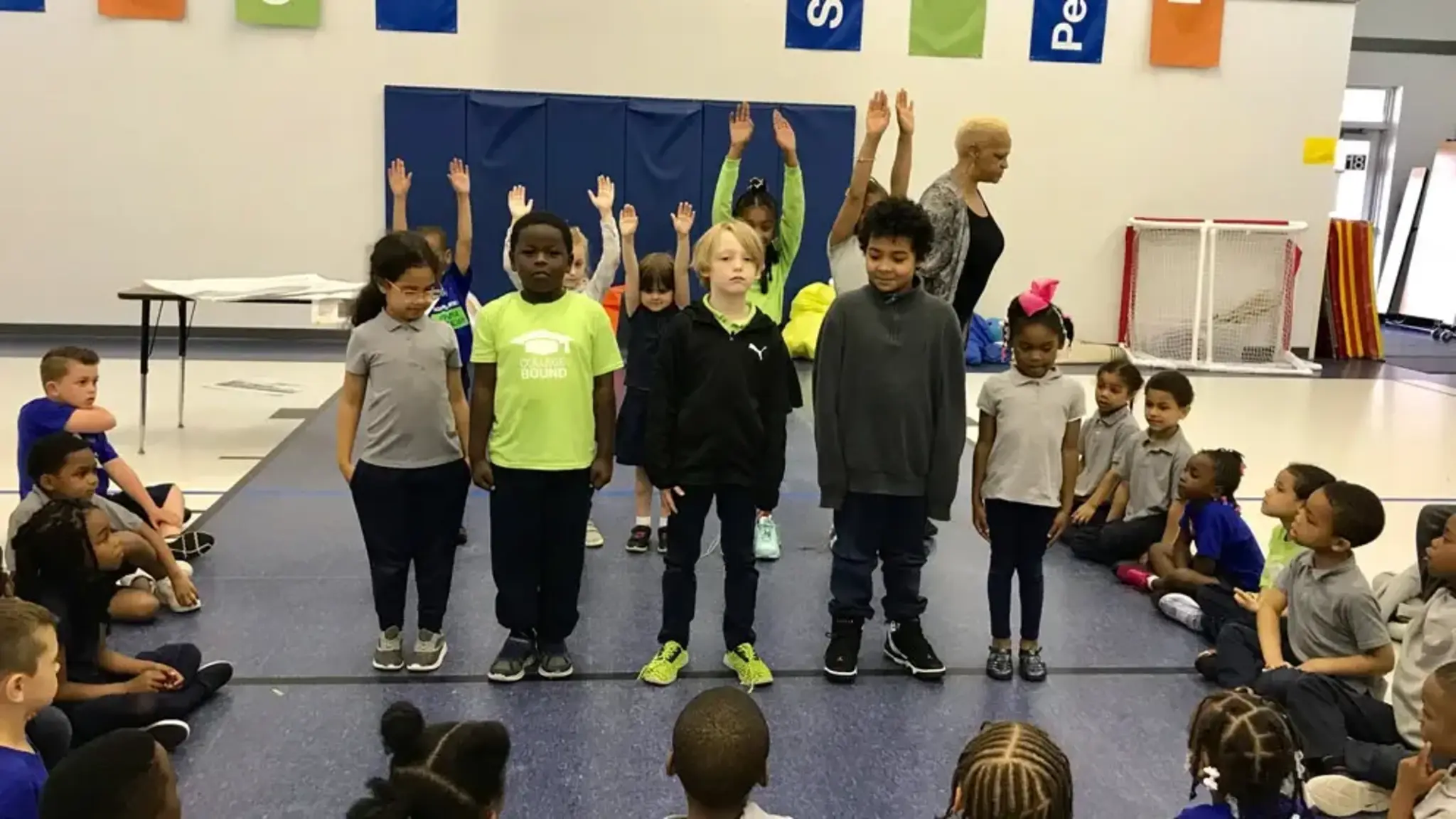 Professional Storyteller Visits Prevail Students