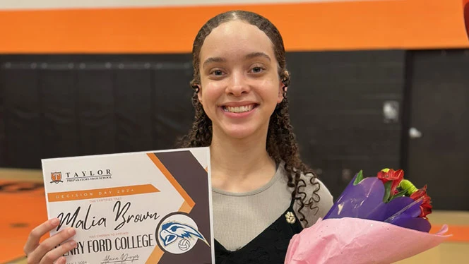 Taylor Prep graduate, Brown, heading to Henry Ford College