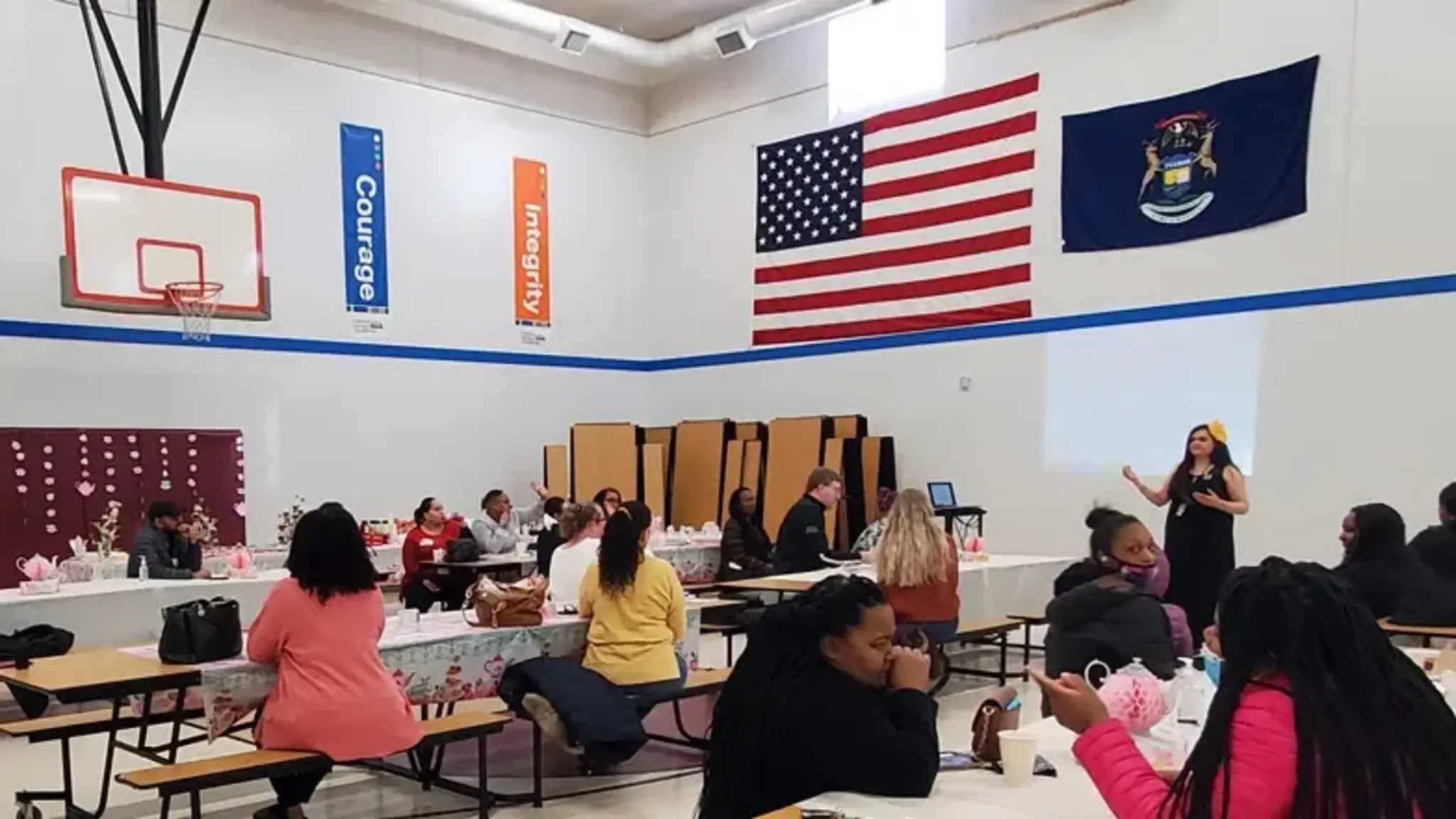 Parents Are Invited Back to School with a TEA Party