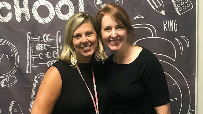 Y5-8 School in Holland: Eagle Crest teacher, Deb Neitzel, celebrates 28 years.