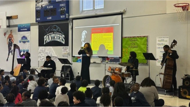 K-8 School in Mount Clemens: Prevail celebrates Black History Month.