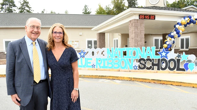 NHA Founder JC Huizenga and Principal Tracey Duhaime