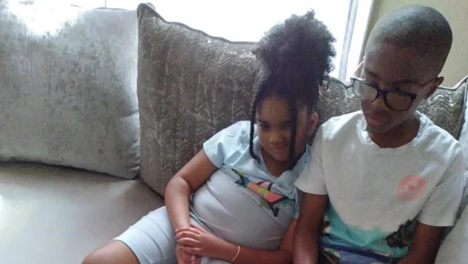 Gregory Richardson and his sister