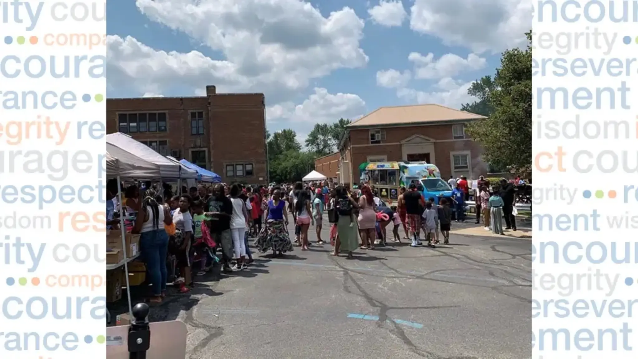 Apex Academy Hosts Back to School Block Party