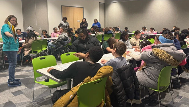 K-8 School in Mount Clemens: Prevail Academy students earn a trip to the Mount Clemens Public Library.