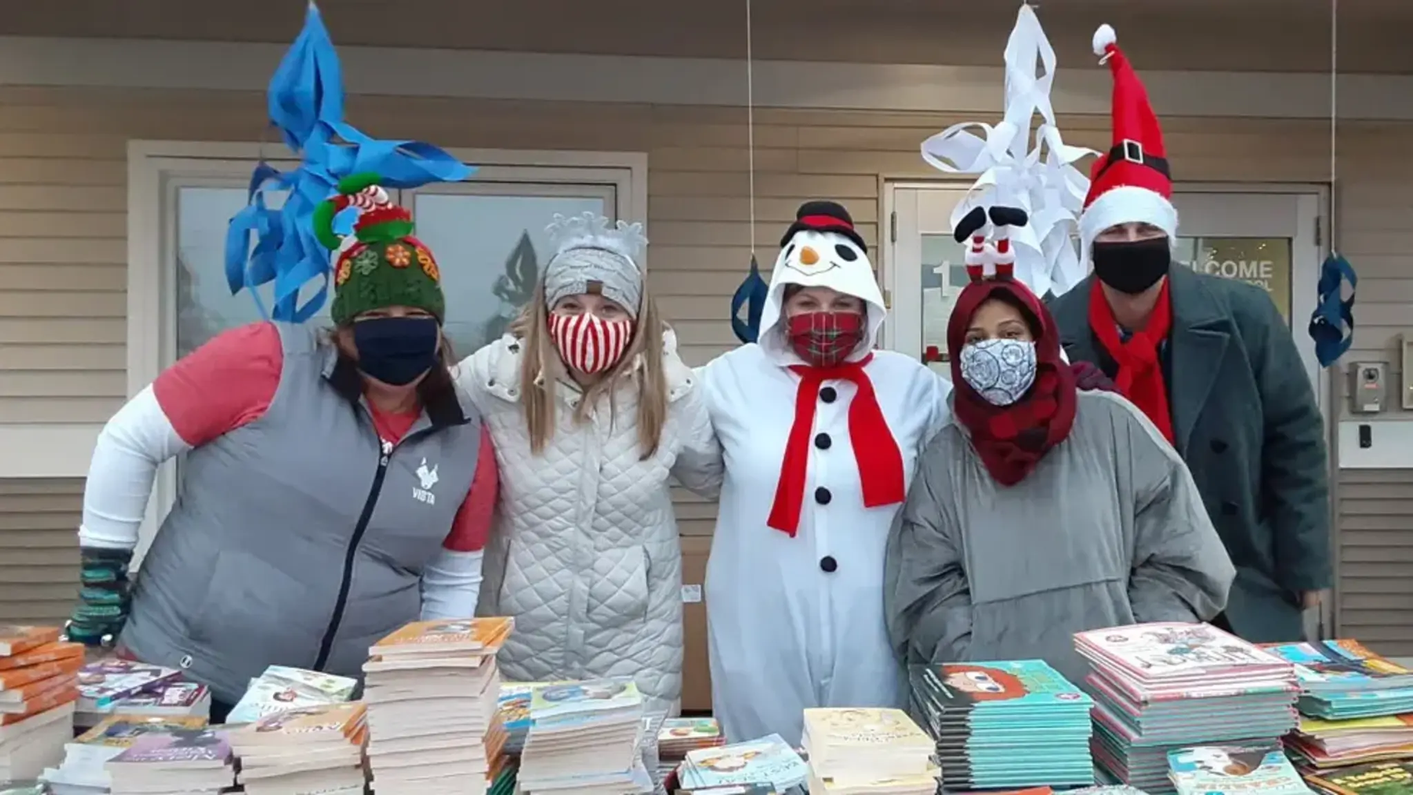 Vista Charter Academy Spreads Cheer with Holiday Drive-Thru