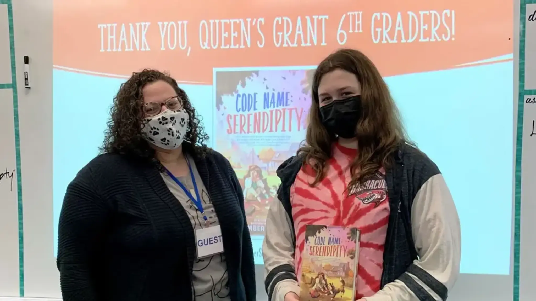 Best-Selling Author Amber Smith Works with Queen’s Grant Students in Writing Workshops