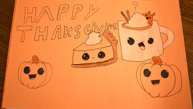 Thanksgiving poster.