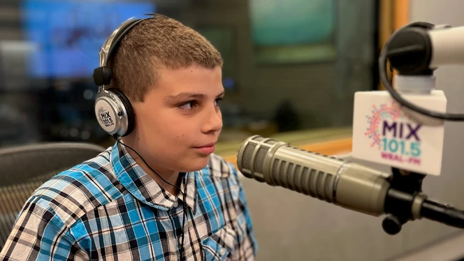 Aiden Defillo talks on air