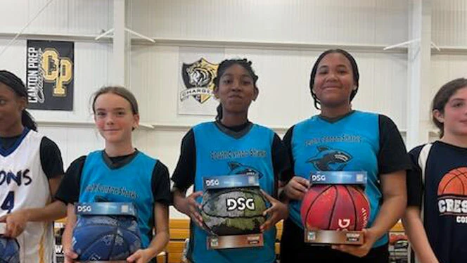 All athletes received a basketball.