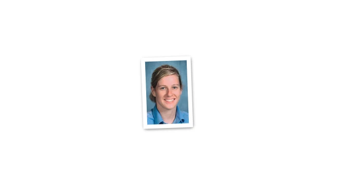 Oakside teacher Kelsey Stark