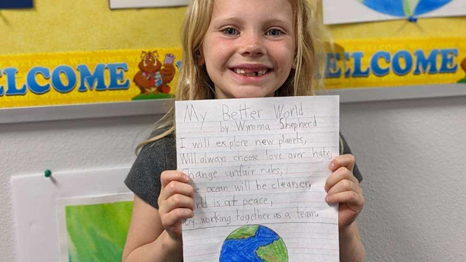 Greensboro student shows her essay
