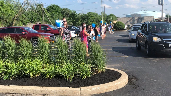 Buffalo United Drive-thru graduation