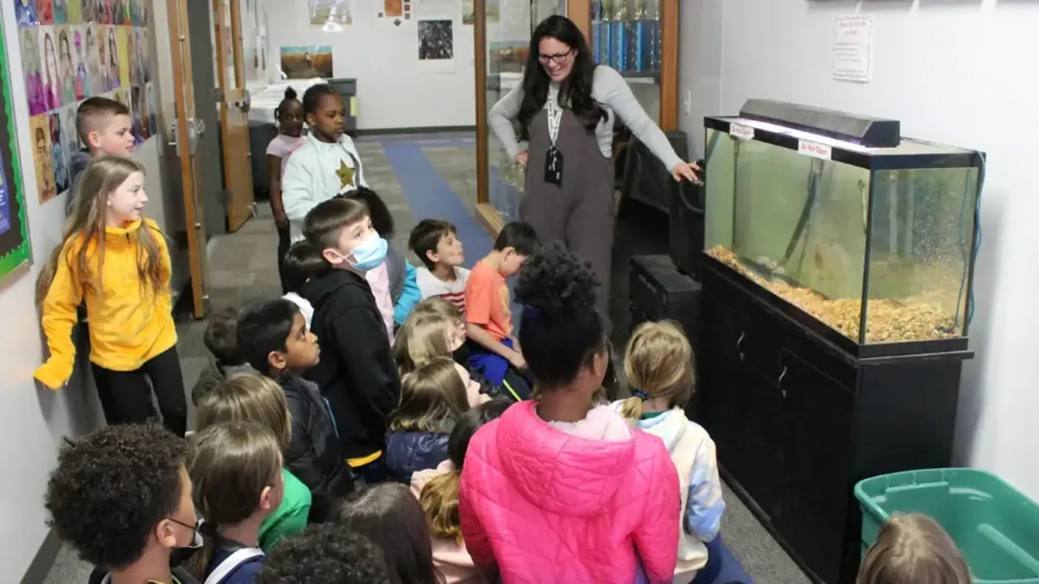 Students at Two NHA Schools Raise Salmon and Shad