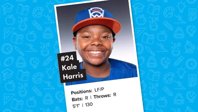 Kale Harris smiling
