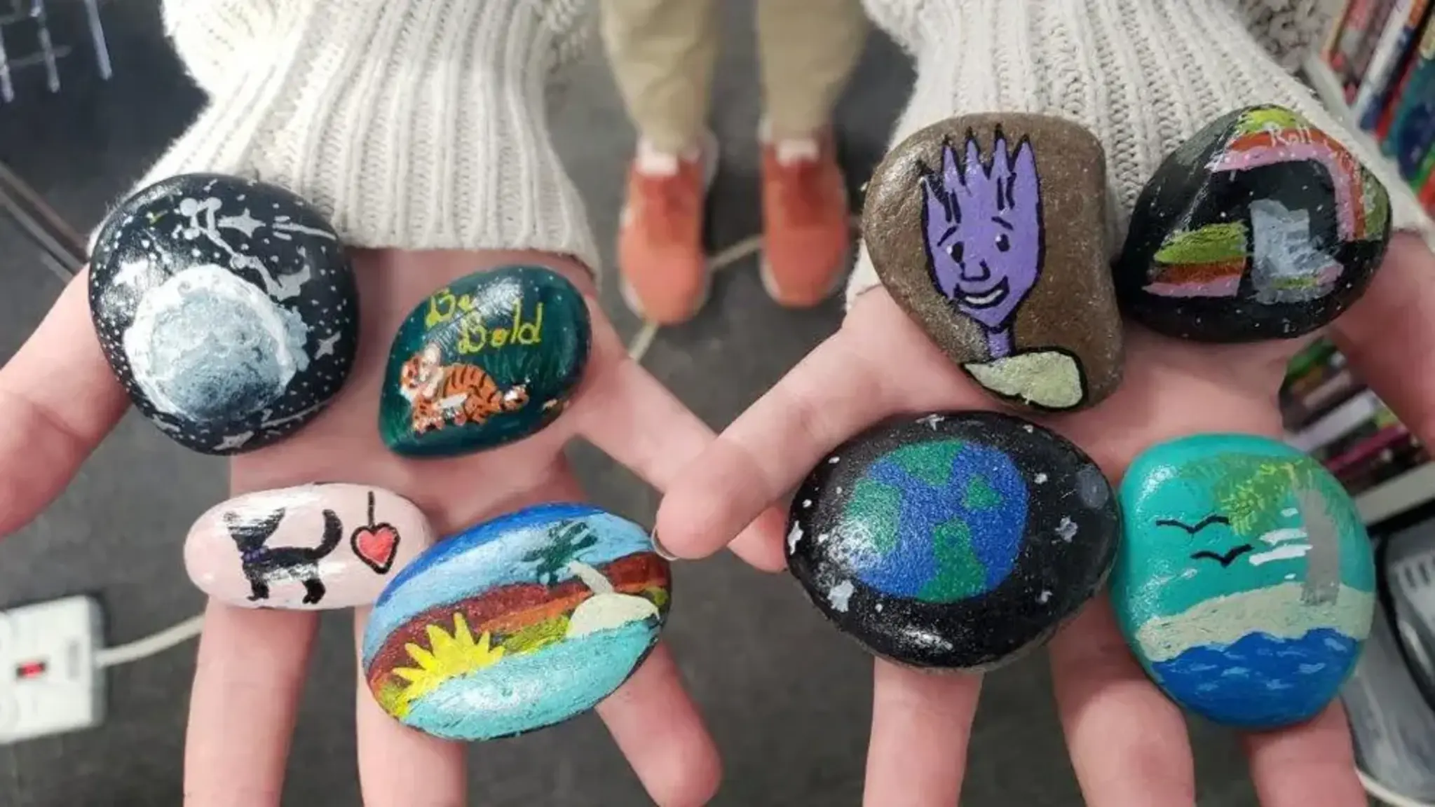 Keystone Academy Students Spread Joy and Positivity Through Kindness Rocks
