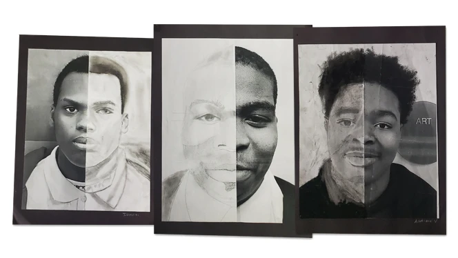 Center Line Prep student drawings
