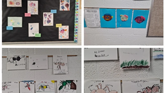 Student artwork.