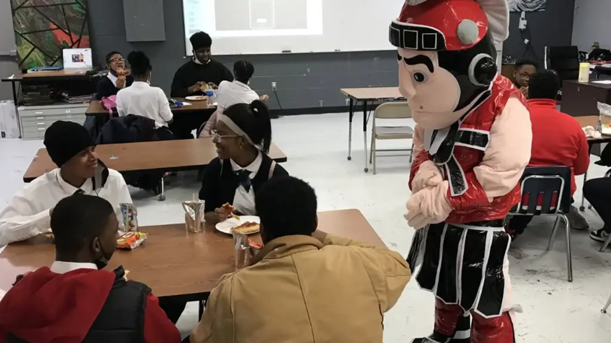 Pembroke Academy 8th Graders Impressed with Autonomy of High School During Visit