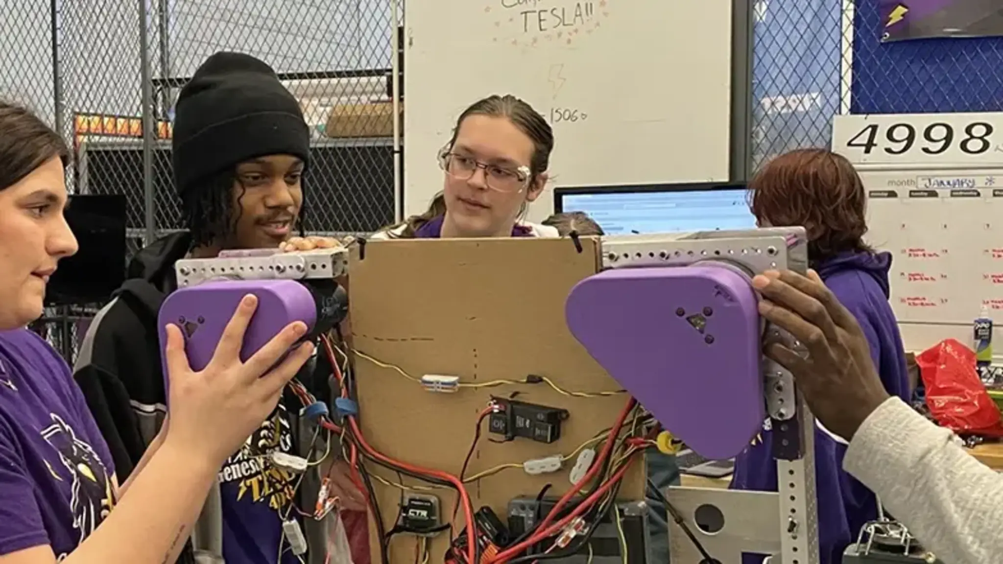 Burton Glen Alumni Lead the Charge for Team TESLA