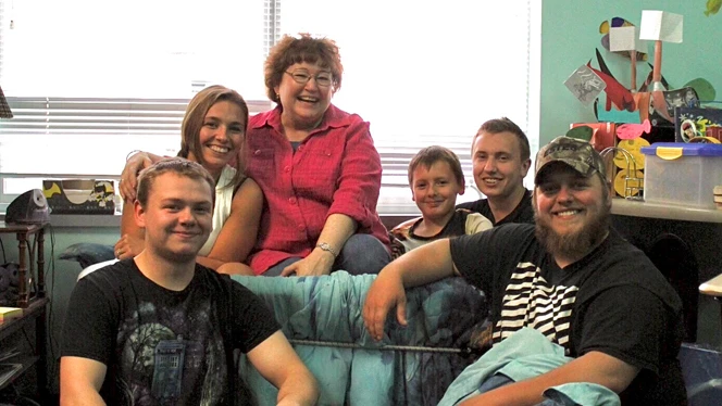 Jane, Dylan, and Dave with Mrs Halka. Jane, Dylan, and Dave with Mrs Halka.