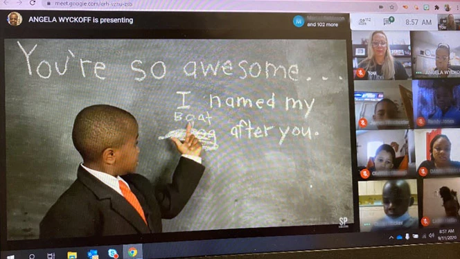 virtual student presentation