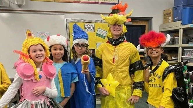 South Arbor students in their Trashion Show outfits