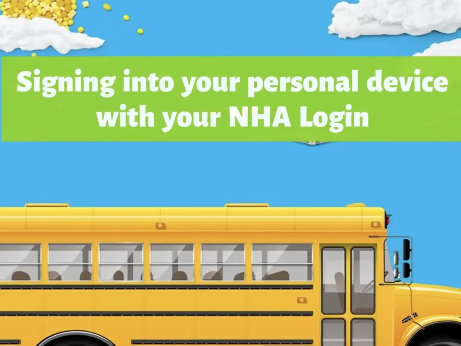 Signing into your personal device with your NHA login