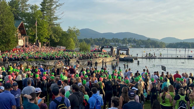 Ironman swing Lake Placid