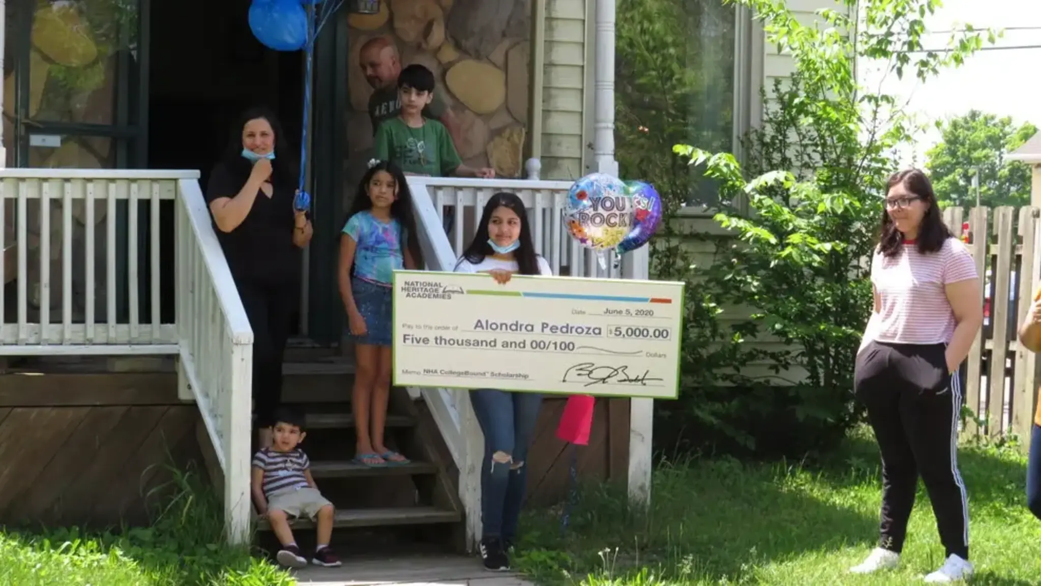 Walton Charter Academy Student Named a CollegeBound™ Scholarship recipient at Surprise Drive-By Parade