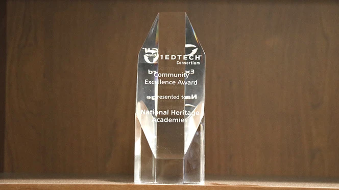 Charter School in Grand Rapids: NHA's Education Technology team was honored as an industry leader with a 1EdTech Community Excellence Award earlier this year.